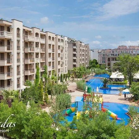 Студия Для 3-Х С Видом На Бассейн В Шикарном Каскадас Apartment Slantschew brjag